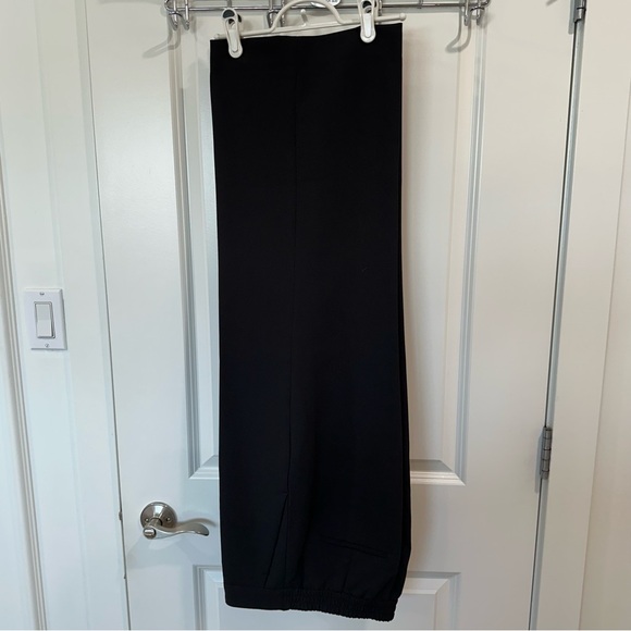 Zara Black Cropped Culottes Women’s Medium Wide Leg Dress Pants Like New - Picture 4 of 14